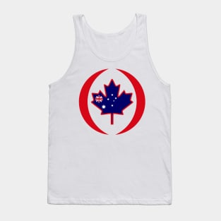 Australian Canadian Multinational Patriot Flag Series Tank Top